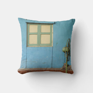 COJÍN DECORATIVO VENTILADOR PEATAL MARRÓN