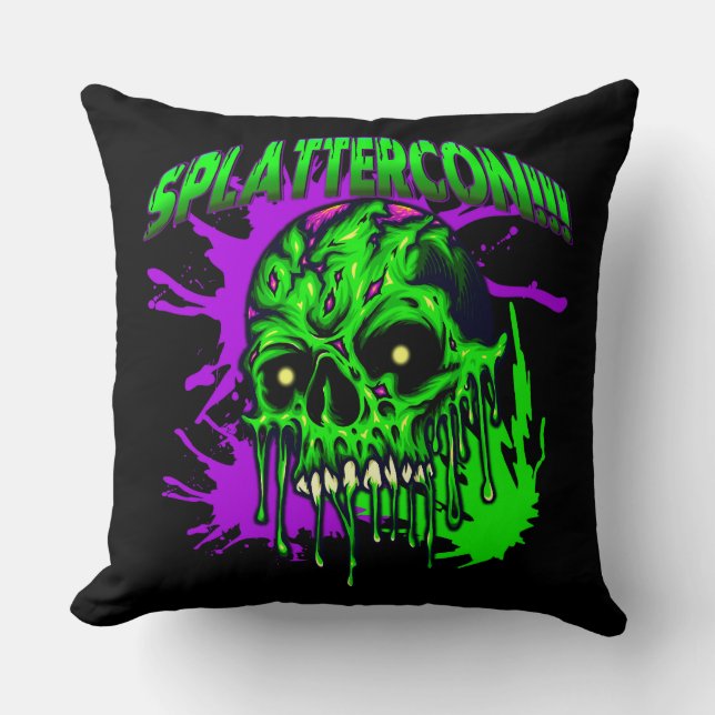 Cojín Decorativo Ventiladores de Dresden SplatterCon (Anverso)