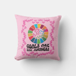 Cojín Decorativo Ver Sustentable. Vivir intencionalmente. Objetivos