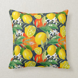 Cojín Decorativo Verano ,cítrico,boho ,bohemio,floral mediterráneo