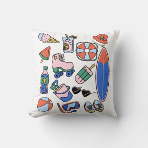 Cojín Decorativo verano divertido vacaciones amantes de la playa