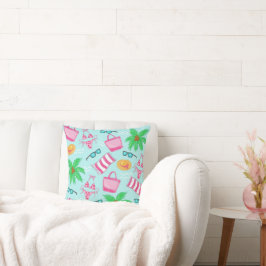 Cojín Decorativo Verano Elegante de Playa / Costero