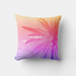 Cojín Decorativo Verano Funky Pastel Palm Tree