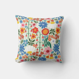 Cojín Decorativo Verano retro de los años 60