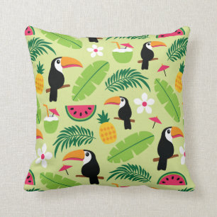 Cojín Decorativo Verano Tropical Turco