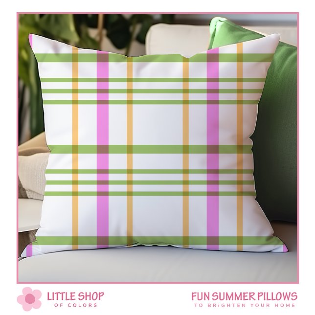 Cojín Decorativo Verano verde rosado (Subido por el creador)