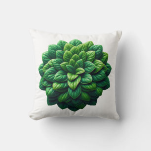 Cojín Decorativo Verdant Spiral Bloom