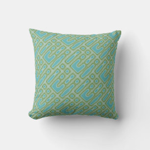 Cojín Decorativo Verde azul turquesa