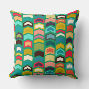 Cojín Decorativo verde de flecha