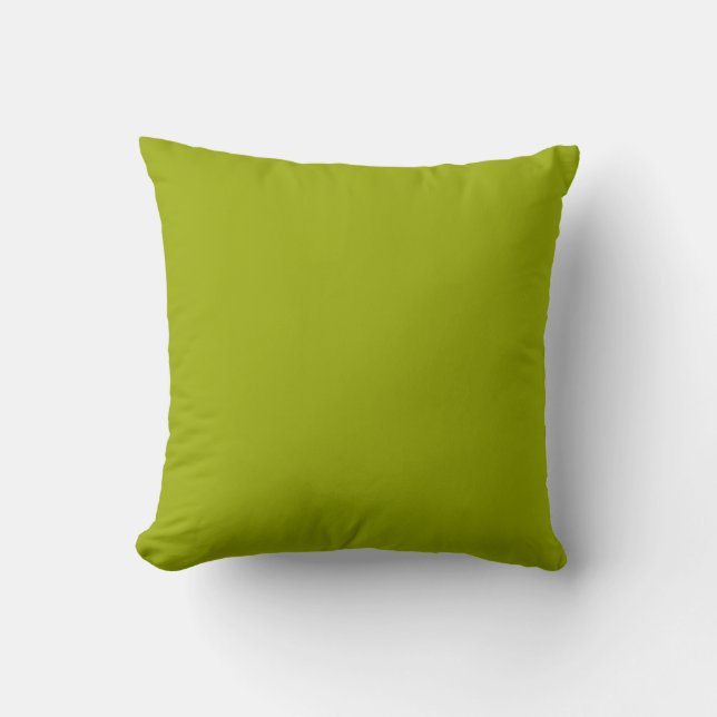 Cojín Decorativo Verde De Limpieza Sólido (Anverso)