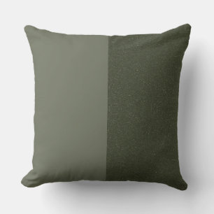 Cojín decorativo verde de Split Moss Revertido - P