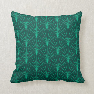 Cojín Decorativo Verde esmeralda Art Deco