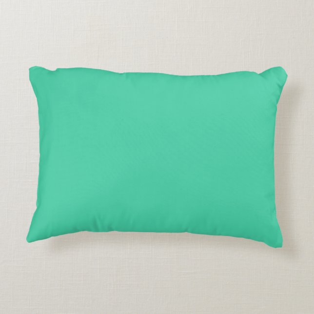 Cojín Decorativo Verde Mar (Reverso)