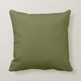Cojín Decorativo Verde Oliva Oscuro