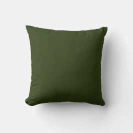 Cojín decorativo verde oscuro