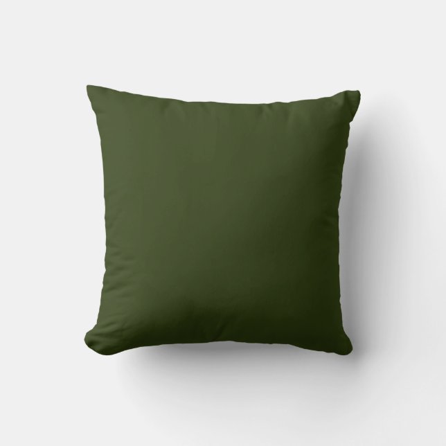 Cojín decorativo verde oscuro (Anverso)