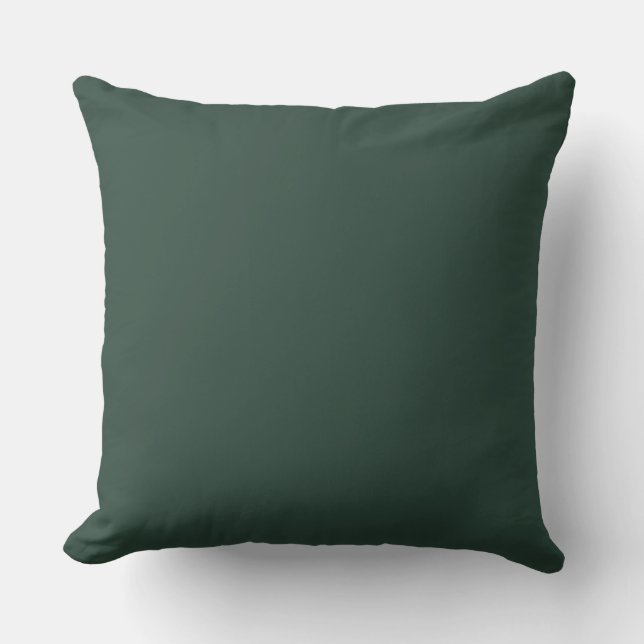 Cojín Decorativo Verde oscuro grande (Anverso)