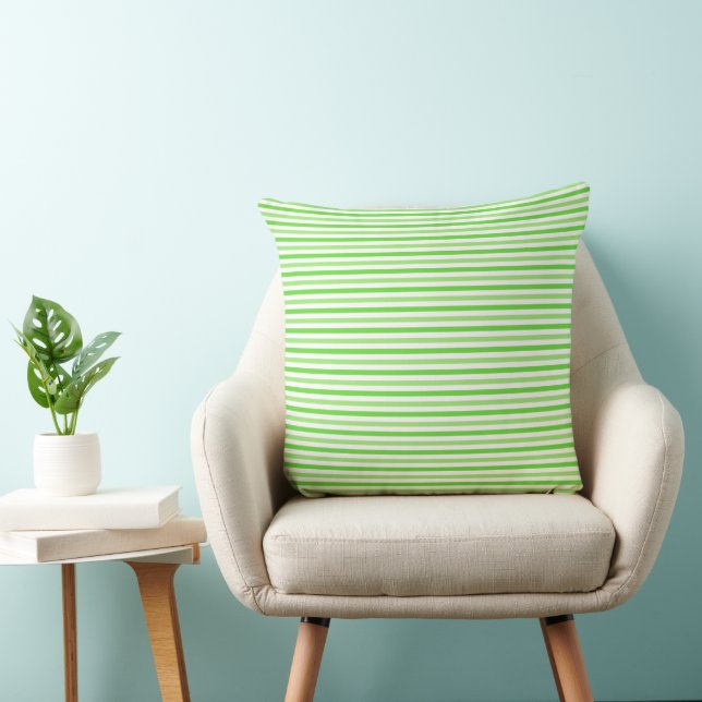 Cojín Decorativo Verde Oscuro Y Claro (Silla)