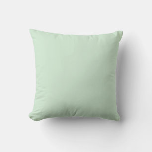 Cojín Decorativo Verde Pastel Sólido Color Boho Chic