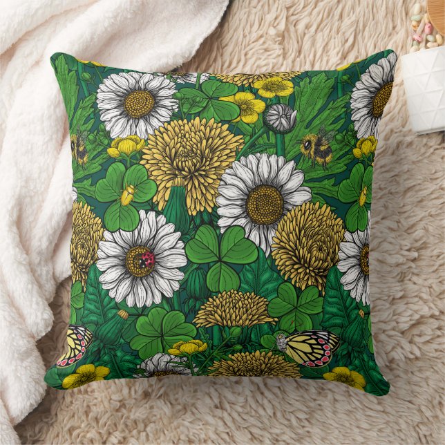 Cojín Decorativo Verde primavera (Manta)