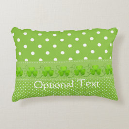 Cojín Decorativo Verde, puntos y rocas