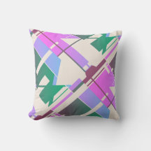 Verde rosado en diagonal pekinesa Resumen arte MCM