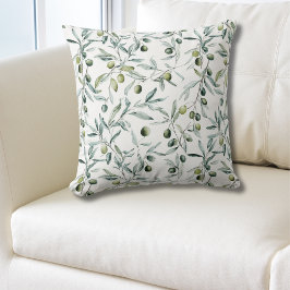 Cojín Decorativo Verde Salvia País Francés Oliva 