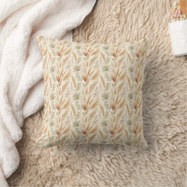 Cojín Decorativo Verde Salvia Terracota Beige Botánico Boho Neutro