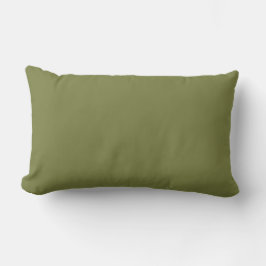 Cojín decorativo verde sólido