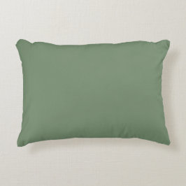 Cojín Decorativo Verde Suave Color Sólido, Simple, Moderno, De Moda