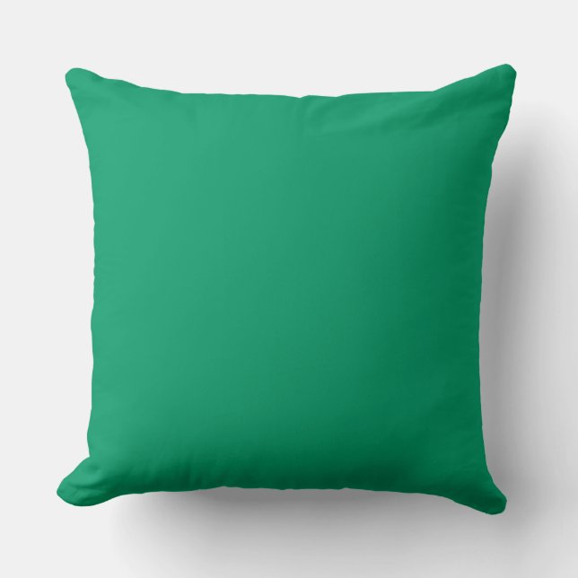 Cojín Decorativo Verde trébol (Anverso)