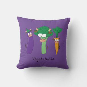 Cojín Decorativo Verduras divertidas Personalizados niños