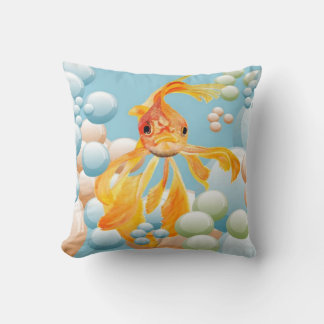 Cojín Decorativo VerMillón De Peces De Oro En El Agua Pastel De Bur