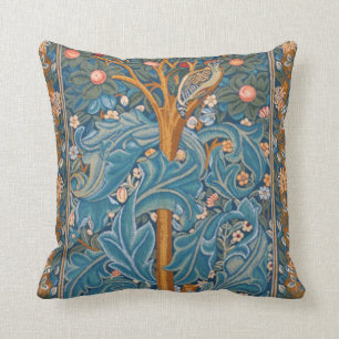 Cojín Decorativo Versión restaurada de William Morris Woodpecker
