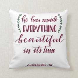 Cojín Decorativo Verso de Ecclesiastes