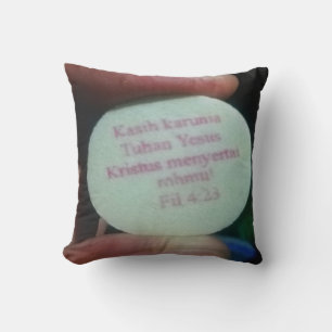Cojín Decorativo Versos de oración en la Biblia