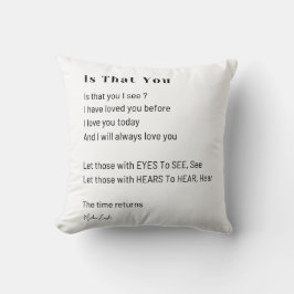 Cojín Decorativo ¿Ves poesía de amor?