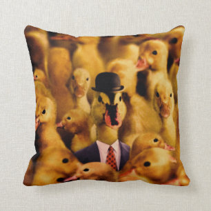 Cojín Decorativo Vestido para el pato del éxito