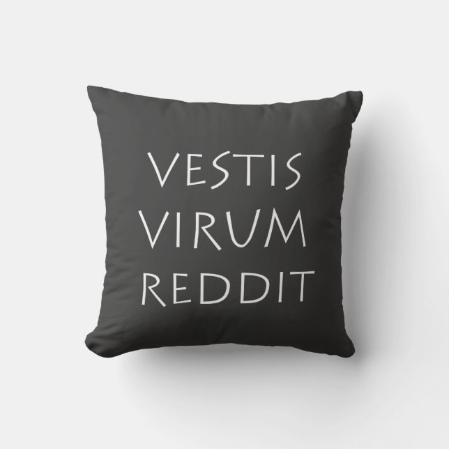 Cojín Decorativo Vestis virum reddit (Anverso)