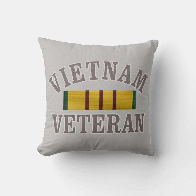 Cojín Decorativo Veterano de Vietnam (Anverso)