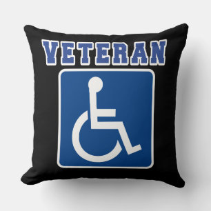 Cojín Decorativo Veterano discapacitado
