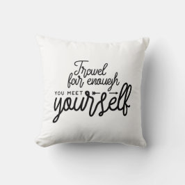 Cojín Decorativo Viaja Lo Suficiente Para Conocerte