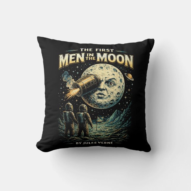 Cojín Decorativo Viaje a la Luna (Anverso)
