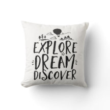 Viaje Cita Explorar Dream Discover Pillow