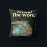 Cojín Decorativo Viaje con el afiche de World Science fiction<br><div class="desc"></div>