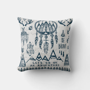 Cojín Decorativo Viaje de aventura vintage set.