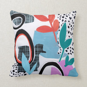Cojín Decorativo Viaje de campo abstracto