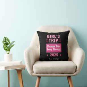 Cojín Decorativo Viaje De chicas Más Barato Que Un Viaje DIVERTIDO