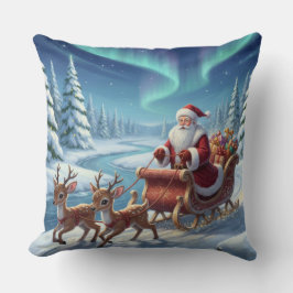 Cojín Decorativo Viaje de regalo de Navidad