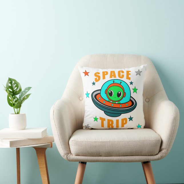 Cojín Decorativo Viaje espacial (Silla)